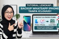 Cara Backup WhatsApp iPhone Tanpa iCloud Cara Backup WhatsApp iPhone Tanpa iCloud