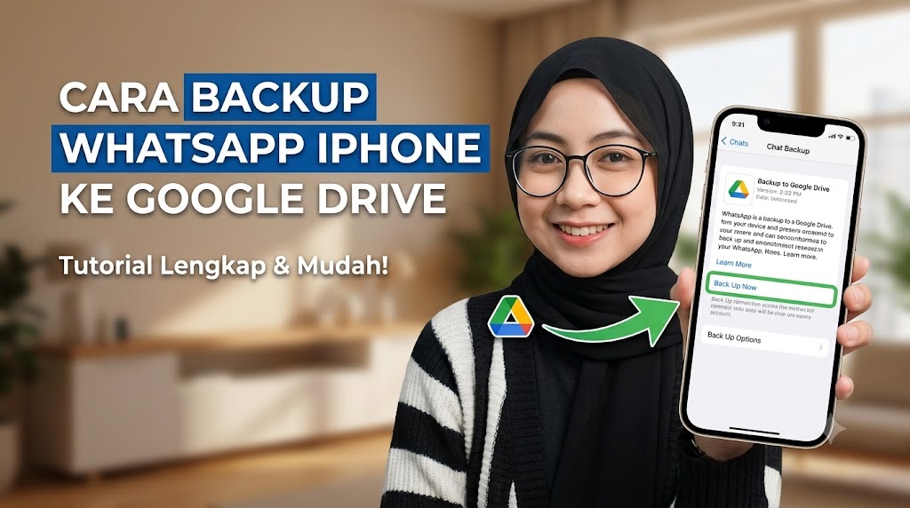 Cara Backup WhatsApp iPhone ke Google Drive