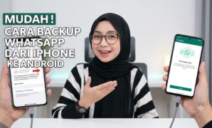 cara backup whatsapp iphone ke android